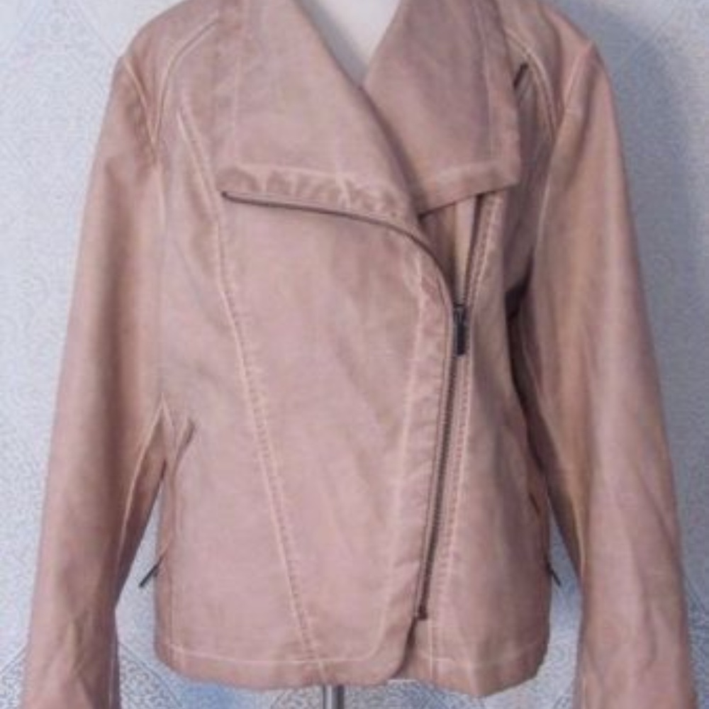 ISO Bagatelle Leather Asymmetrical Zip Jacket